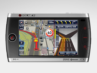 Illustration for article titled Thinkware iNAVI K2 GPS Makes Navigation Look Like a Game